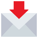 Envelope with Arrow Emoji, Emoji One style