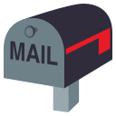 Closed Mailbox with Lowered Flag Emoji, Emoji One style