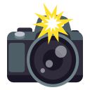 Camera with Flash Emoji, Emoji One style