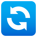 Counterclockwise Arrows Button Emoji, Emoji One style