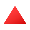 Red Triangle Pointed Up Emoji, Emoji One style