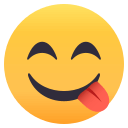 Face Savoring Food Emoji, Emoji One style