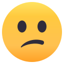 Confused Face Emoji, Emoji One style