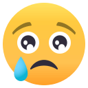 Crying Face Emoji, Emoji One style