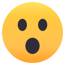 Face with Open Mouth Emoji, Emoji One style