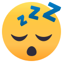 Sleeping Face Emoji, Emoji One style