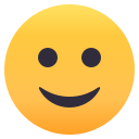 Slightly Smiling Face Emoji, Emoji One style