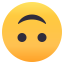 Upside-Down Face Emoji, Emoji One style