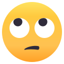 Face with Rolling Eyes Emoji, Emoji One style