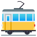 Tram Car Emoji, Emoji One style