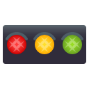 Horizontal Traffic Light Emoji, Emoji One style