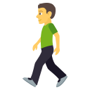 Person Walking Emoji, Emoji One style