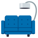 Couch and Lamp Emoji, Emoji One style