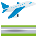 Airplane Departure Emoji, Emoji One style