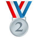 2nd Place Medal Emoji, Emoji One style