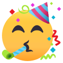 Partying Face Emoji, Emoji One style