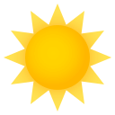 Sun Emoji, Emoji One style