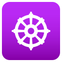 Wheel of Dharma Emoji, Emoji One style