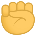 Raised Fist Emoji, Emoji One style