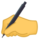Writing Hand Emoji, Emoji One style