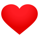 Red Heart Emoji, Emoji One style