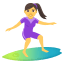 Woman surfing :woman_surfing: 🏄♀️