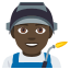 👨🏿‍🏭
