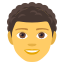 Man, curly haired :man_curly_haired: 👨🦱