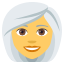 Woman, white haired :woman_white_haired: 👩🦳