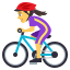 Woman biking :woman_biking: 🚴♀️