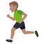 Person running: medium skin tone :person_running_tone3: ððœ