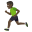 Person running: dark skin tone :person_running_tone5: ðð¿