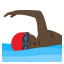 Эмодзи 🏊🏿 EmojiOne