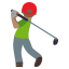 Man golfing: medium skin tone :man_golfing_tone3: ððœââïž