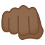 Oncoming fist: medium-dark skin tone :punch_tone4: ððŸ