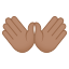 Open hands: medium skin tone :open_hands_tone3: ððœ