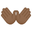 Open hands: medium-dark skin tone :open_hands_tone4: ððŸ
