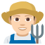 Man farmer: light skin tone :man_farmer_tone1: ðšð»âðŸ