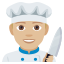 Man cook: medium-light skin tone :man_cook_tone2: ðšðŒâð³