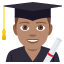 Man student: medium skin tone :man_student_tone3: ðšðœâð