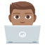 Man technologist: medium skin tone :man_technologist_tone3: ðšðœâð»