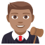 Man judge: medium skin tone :man_judge_tone3: ðšðœââïž