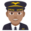 Man pilot: medium skin tone :man_pilot_tone3: ðšðœââïž