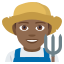 Man farmer: medium-dark skin tone :man_farmer_tone4: ðšðŸâðŸ