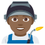 Man factory worker: medium-dark skin tone :man_factory_worker_tone4: ðšðŸâð