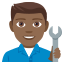 Man mechanic: medium-dark skin tone :man_mechanic_tone4: ðšðŸâð§