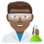Man scientist: medium-dark skin tone :man_scientist_tone4: ðšðŸâð¬
