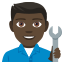 Man mechanic: dark skin tone :man_mechanic_tone5: ðšð¿âð§