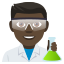 Man scientist: dark skin tone :man_scientist_tone5: ðšð¿âð¬