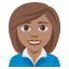 Woman office worker: medium skin tone :woman_office_worker_tone3: ð©ðœâðŒ